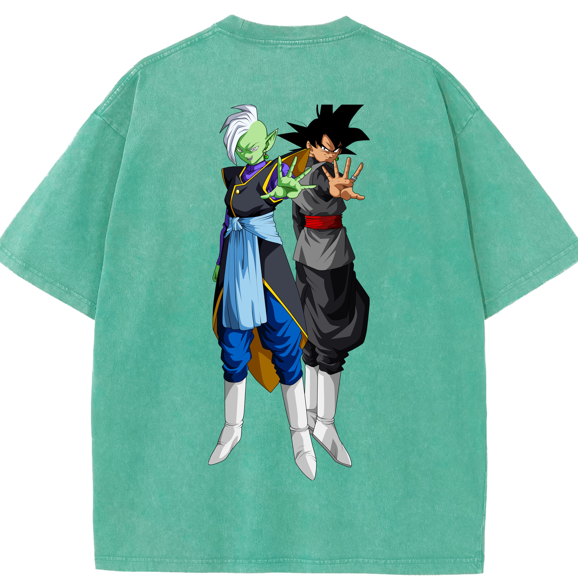 （画像用） ドラゴンボール DRAGON BALL 綿100% ヴィンテージ風 半袖Tシャツ（背面プリント）